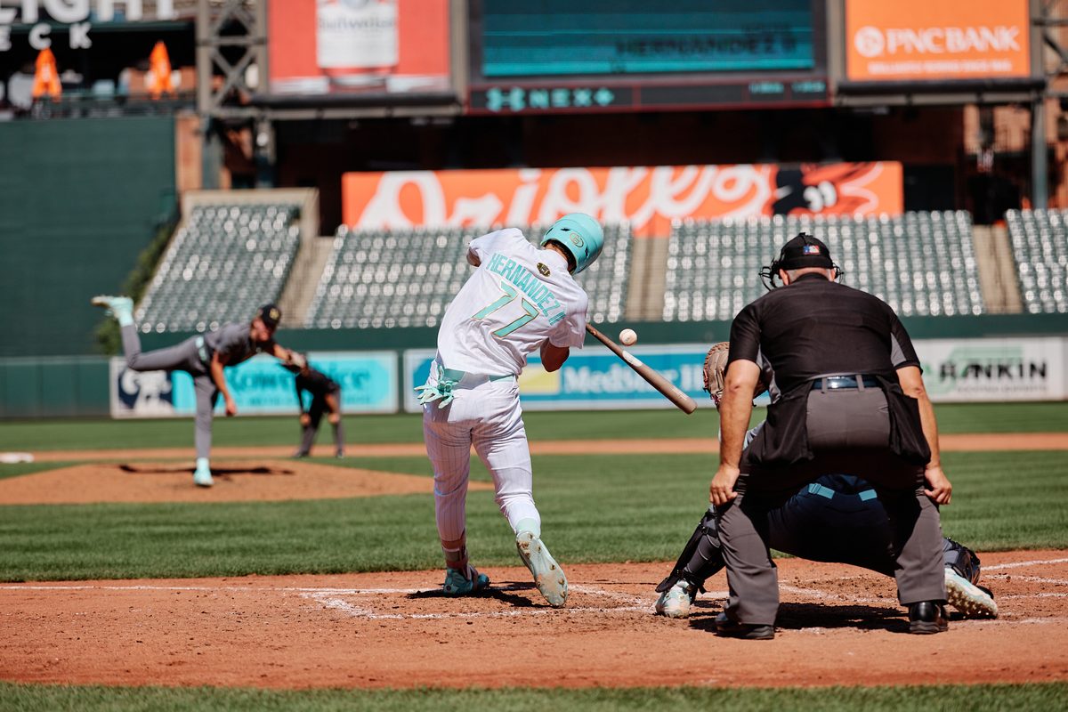 Batting at Oriole Park