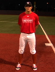 Brayden Theriot at Under Armour Futures Series Texas in 2013.